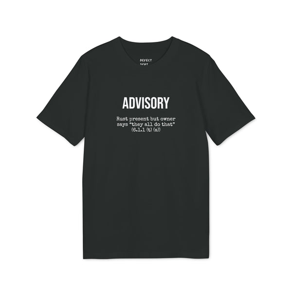 ADVISORY Rust T-Shirt