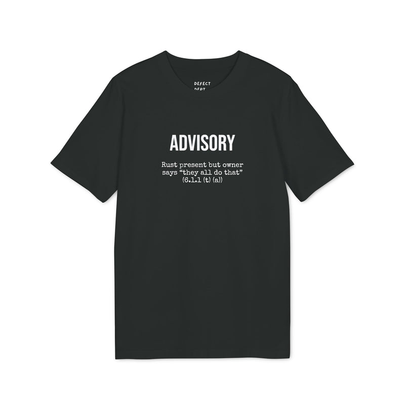 ADVISORY Rust T-Shirt